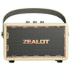 Zealot MT01M Retro Card Portable Wireless Bluetooth Speaker with Microphone(White)