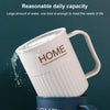 Creative Double Plastic Mouthwash Cup for Household Brushing Cups, Capacity:301-400ml(Dark Blue)