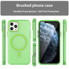 For iPhone 11 Pro MagSafe Frosted Translucent TPU + PC Full Coverage Phone Case(Green)