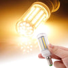 E14 8.0W 420LM Corn Light Lamp Bulb, 102 LED SMD 2835 Warm White Light, AC 220-240V, with Transparent Cover