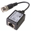 2x Passive Video Balun Transceiver RJ45 BNC CCTV 600m Black