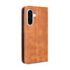 For Samsung Galaxy A56 5G Magnetic Buckle Retro Texture Leather Phone Case(Brown)