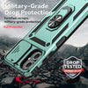 For Samsung Galaxy A06 4G Sliding Camshield Holder Phone Case(Green)