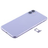 iPhone 11 Purple Back Cover Assembly with Wireless Charging - Full Repair Kit