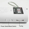 BAIJIALI KK-206 Mini Portable Radio Retro Pointer Multifunctional FM / AM Radio(White)