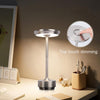 Rechargeable Desk Lamp Removable Desk Lamp Bar Atmosphere Night Light(Silver)