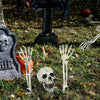 Halloween Simulation Skull Hand And Leg Horror Decoration Props Hand Bone Skull