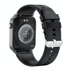 T50 1.85 inch Silicone Band IP67 Waterproof Smart Watch Supports Voice Assistant / Health Monitoring(Black)