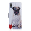 Pug Pattern Coloured Drawing Horizontal Flip Leather Case for Asus Zenfone Max Pro (M1) ZB601KL, with Holder & Card Slots & Wallet
