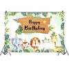 180x110cm Animal Kids Birthday Party Backdrop Cloth Tapestry Decoration Backdrop Banner Cloth