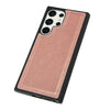 For Samsung Galaxy S25+ 5G Cowhide Texture Back Cover Phone Case(Rose Gold)