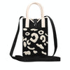 Leopard Print Knitted Mini Crossbody Phone Bag For 6.9 inch and Below Phones(Black)