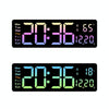 5526 LED Digital Display Electronic Wall Clock Multifunctional Countdown Alarm Clock(B Green)