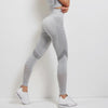 Women Sports Bra and Leggings Two-Piece Set Yoga Wear Fitness Set, Size: L(Gray)