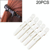 20 PCS Professional Alligator Shape Hair Clip Women Plastic Bobby Pin Hairpins Bow Headband Girls Styling Tools(10 Pcs White)
