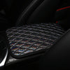Glitter Car Center Console Cover Mat PU Leather Car Armrest Cover 32x19cm(Black)