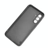For Samsung Galaxy A56 5G Cow Pattern Sewing Card Bag Phone Case(Black)