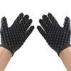Single Sponge Wipe Black Hair Styling Gloves(Double-Sided)
