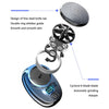 Portable Digital Razor Mini Washable Electric Shaver(Bright Silver)