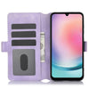 For Samsung Galaxy A15 4G Dreamy Butterfly Love Flower Embossed Leather Phone Case(Purple)