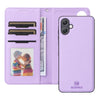 For Samsung Galaxy A06 4G BETOPNICE BN-005 2 in 1 Detachable Imitate Genuine Leather Phone Case(Light Purple)