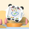 80 Beads Kids Magnetic Drawing Board Big Chess Children Creative Toys(Panda)