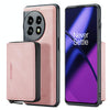 For OnePuls 11 JEEHOOD Magnetic Zipper Horizontal Flip Phone Leather Case(Pink)