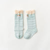 Children Socks Baby Over Knee Anti-Mosquito Socks Size: M 1-3 Years Old(Fruit Green Cat)