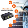 Car Solar Wireless Tire Pressure Monitoring System TPMS 6 External Sensors for 6-wheel Truck Bus