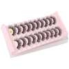 10pairs /Box Russian Strip Lashes 7D Imitation Mink Volume Fluffy Natural False Eyelashes 7D-21