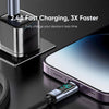 JOYROOM S-AL012A16 2.4A USB to 8 Pin Digital Display Fast Charging Data Cable, Length:1.2m(Black)