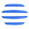 4 PCS Universal Car Door Anti-collision Strip Protection Guards Trims Stickers (Blue)
