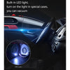 Car Wired Portable 120W Handheld Powerful Vacuum Cleaner with LED Light Cable Length: 5m(Black)