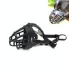 Dog Muzzle, Breathable Silicone, Size 1 (Black) - Anti-Bite & Scavenging