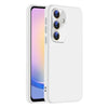 For Samsung Galaxy A25 5G Nano Lens Cover Liquid Silicone Phone Case(White)