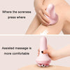 Inner Leg Exercise Muscle Relaxation Abdominal Shaping Roller Massager, Color: Blue Steel Ball Box