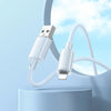 Borofone BX112 Lemon 2.4A USB to 8 Pin Data Cable, Length: 1m(White)