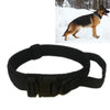 Nylon Thickened Large And Medium-Sized Dog Traction Collar Pet Collar, Size:XL(Black)