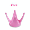 2PCS Motorcycle Crown Sucker Helmet Decoration(Light Pink)