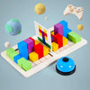 Parent-Child Two-Person Interactive Battle Building Block Toy Children Tabletop Reaction Game(MMD-1254)