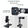 XILETU Metal Swivel Cold Shoe Mobile Phone Clip Photography Fixed Tripod