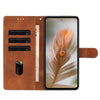 For Samsung Galaxy S25 5G / S24 5G Skin Feel Embossed Feather Leather Phone Case(Brown)