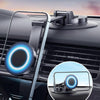 360 Rotating Car Magnetic Cell Phone Holder Magsafe Metal Car Folding Navigation Stand(Black)