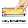 5 PCS For Xiaomi 12 Lite ENKAY Full Glue 0.26mm 9H 2.5D Tempered Glass Full Film