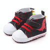 D2399 High Top Canvas Cartoon Dinosaur Small Wave Shoes Cloth Soles Walking Shoes, Size: 13cm(Black)