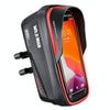 WILD MAN ES12X 1LEVA Hard Shell Bicycle Bag Cycling Phone Touch Screen Front Beam Bag, Color: Red