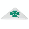 Four Leaf Clover Herb Luck Symbol Aluminum Slim Triangle Badge Emblem Labeling Sticker Styling Car Dashboard  Decoration