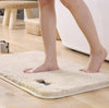 Bathroom Toilet Absorbent Bath Mat Carpet Bedroom Non-slip Foot Pad, Size:50x80cm(Light blue)