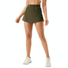 Women Sports Fake Two-Piece Quick-Drying Breathable Fitness Yoga Skirt Pants, Size: L(Green)