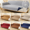 Double-sided Waterproof Pet Cushion Diamond Pattern Sofa Cover, Size:130x196cm(Yellow Coffee)